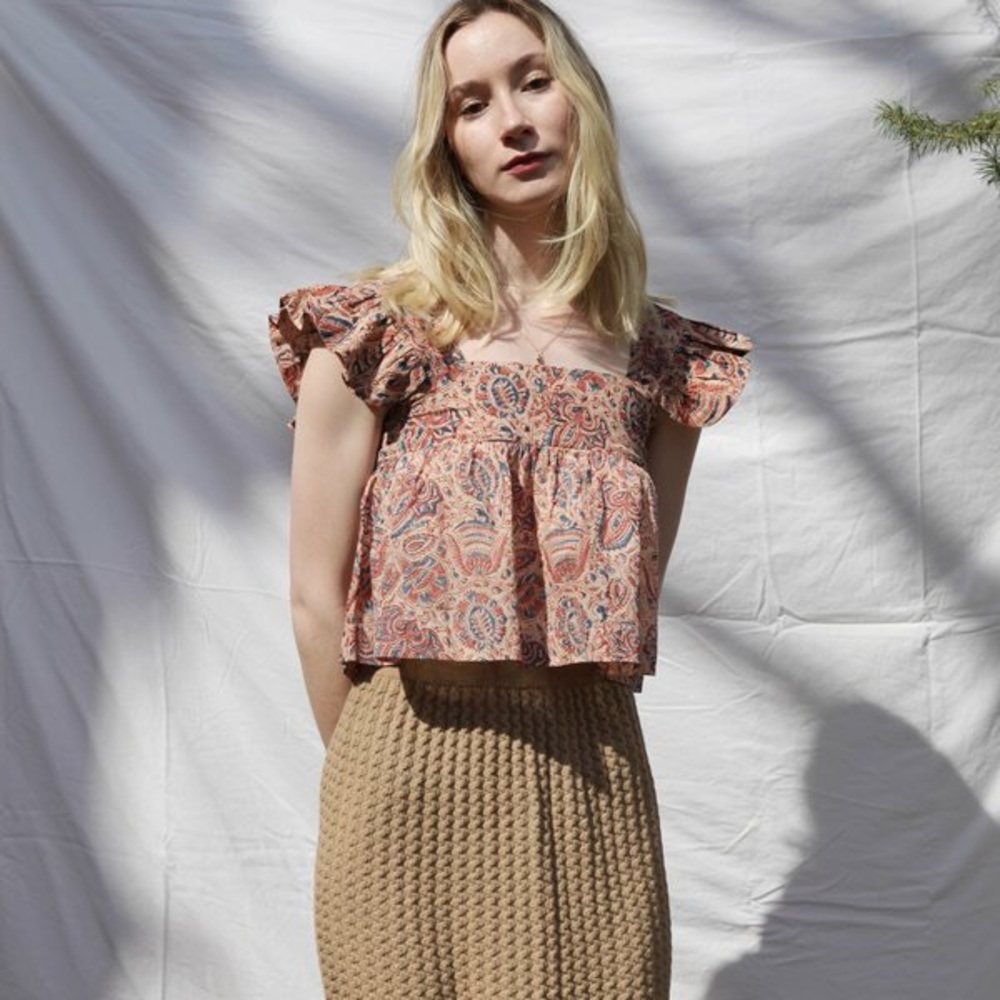 Matta Tabi Kalamkari Top size M